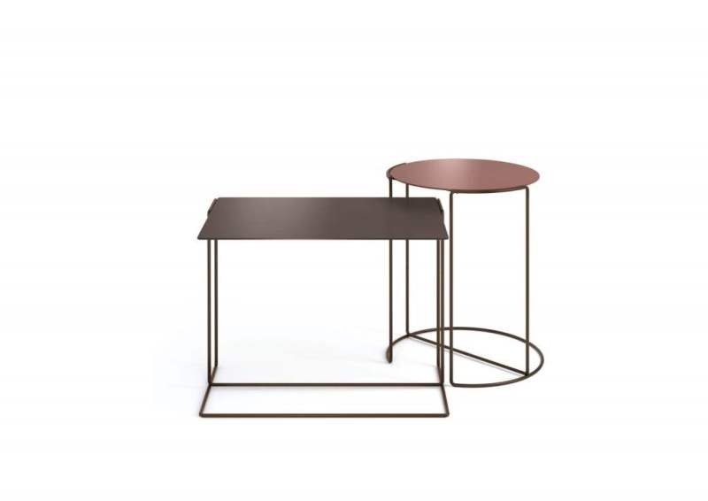 Oki Side Tables - Bronze T2, Brass T4 Oki Side Tables by Walter Knoll