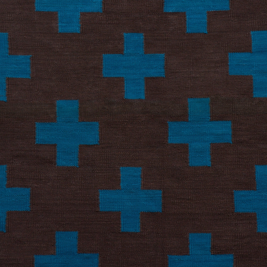 Maharam_Plus_Sepia and Turquoise_details Maharam Rug, Plus by Alexander Girard