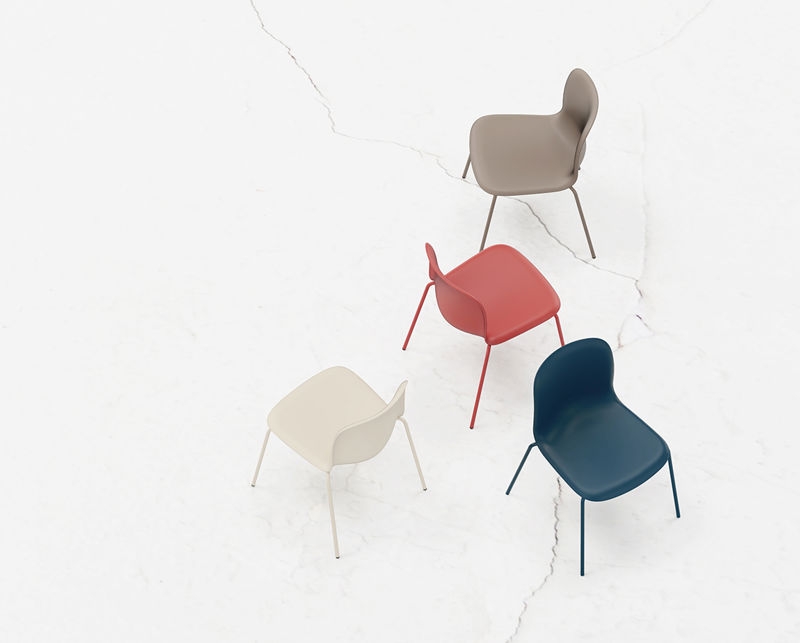 SixE chair with recycle material by HOWE
