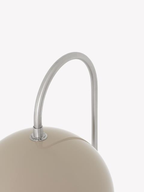 Flowerpot Floot Lamp VP12_Grey Beige_detail Flowerpot designed by Verner Panton, &Tradition Flowerpot pendant light
