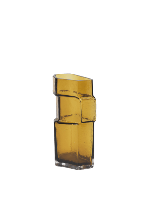 MuroVase_H23_RecycledAmber Muro Vase by Ferm Living, The Ferm Living x Utzon