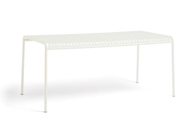 Palissade Table L170xW90xH75 cream white Palissade collection designed by Ronan & Erwan Bouroullec for HAY, HAY outdoor furniture