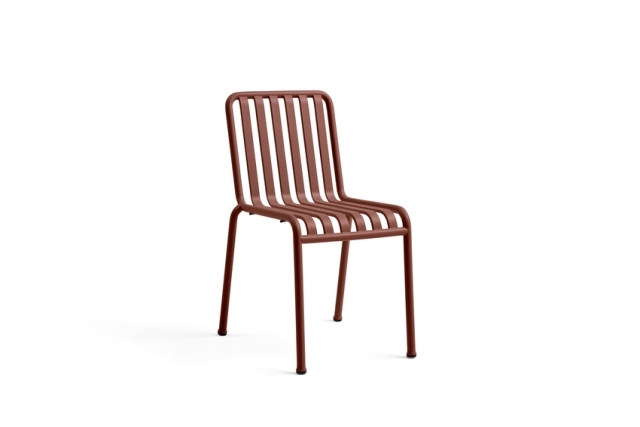 Palissade Chair iron red Palissade collection designed by Ronan and Erwan Bouroullec for HAY, HAY outdoor furniture