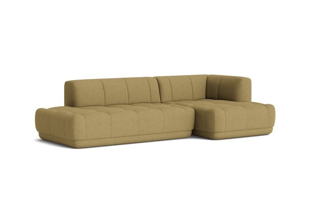 Quilton comb 21 right Melange Nap 411 Quilton Sofa designed by Doshi Levien for HAY, HAY Quilton Sofa