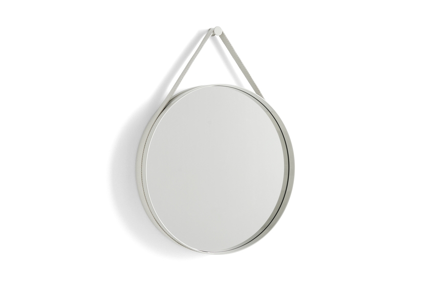 Strap Mirror No. 2 dia50 light grey Strap Mirror by HAY, HAY Homeware