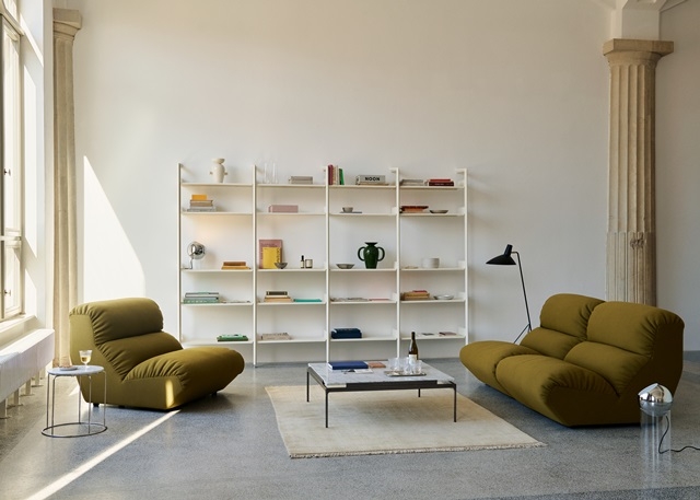 Hi Lo AV54 Modular Seatings Hi Lo Modular Sofa designed by Anderssen & Voll for &Tradition, &Tradition Hi Lo Sofa