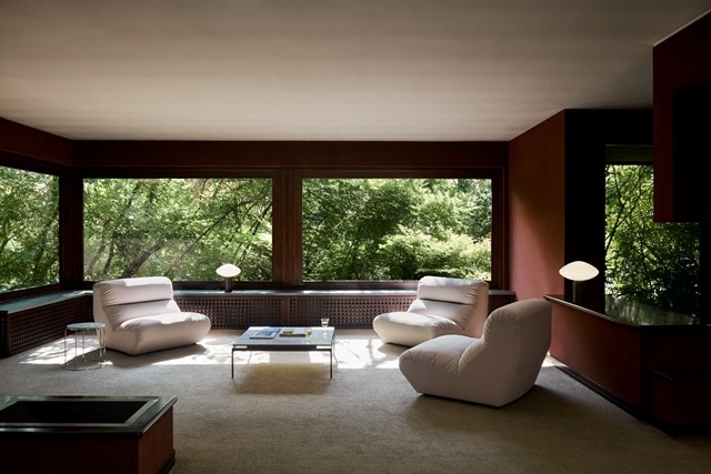 Hi Lo AV54_Mist AP17_Wire Stool VP11_Marble Top Wire Stool VP11_Sett LN13_Collect SC79 Hi Lo Modular Sofa designed by Anderssen & Voll for &Tradition, &Tradition Hi Lo Sofa