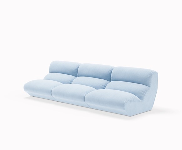 Hi Lo Configuration C Gentle 0733 Hi Lo Modular Sofa designed by Anderssen & Voll for &Tradition, &Tradition Hi Lo Sofa