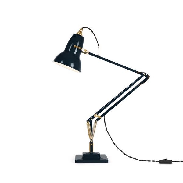 Original 1227 Brass Desk Lamp in Ink Original 1227 Brass Desk Lamp Anglepoise