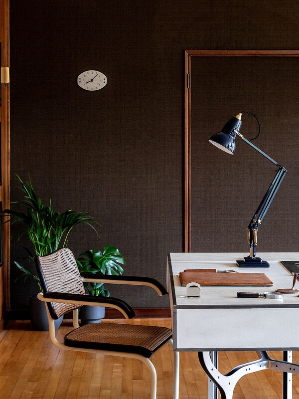 Original 1227 Brass Desk Lamp in Ink Original 1227 Brass Desk Lamp Anglepoise
