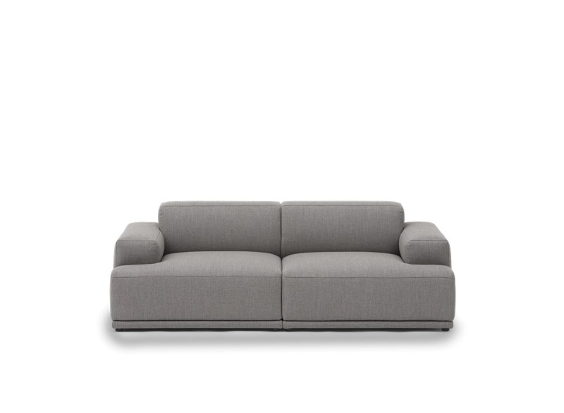 Connect Soft Sofa 2seater - configurations 1 in rewool 128 Connect Sofa by Muuto, Muuto Lounge Chair