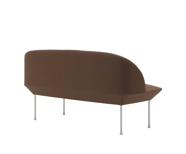 Oslo Lounge - 2 seater in vidar-353 with grey legs Oslo Sofa Collection by Muuto, Muuto Sofa, Muuto Lounge Chairs