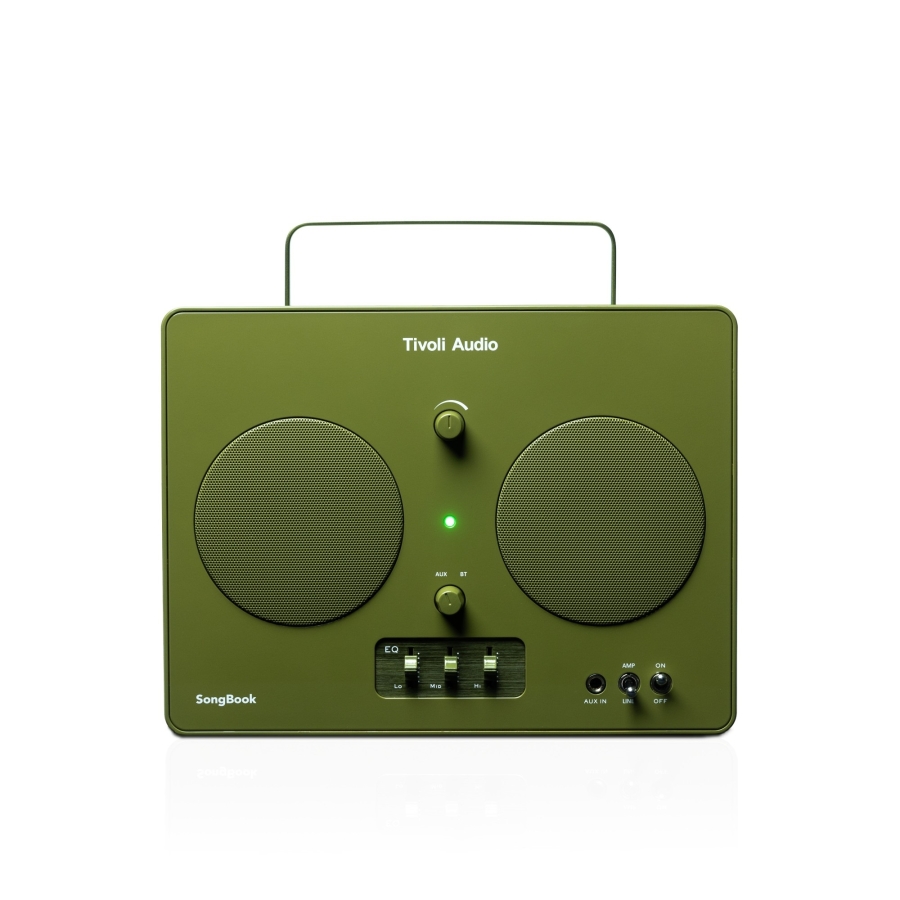 Songbook in Green Tivoli Audio Sound System, Tivoli Audio with Bluetooth, Wi-fi, streaming sound system