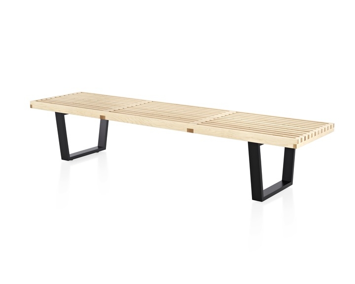 Nelson Platform Bench by Herman Miller, Nelson platform bench designed by George Nelson