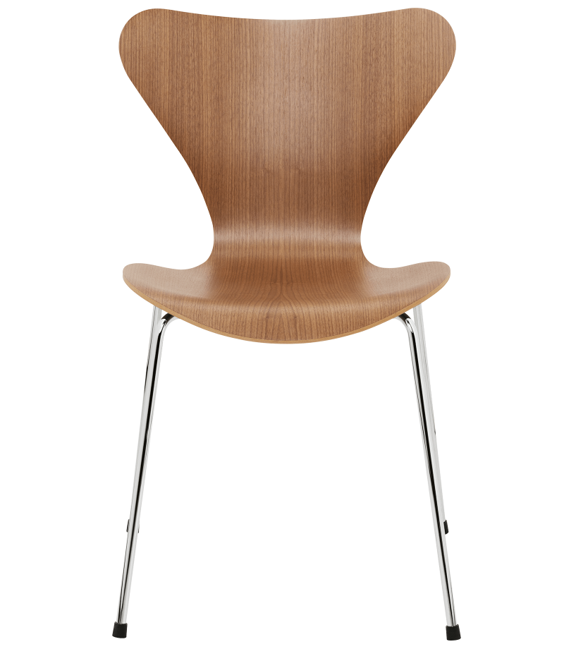 Series 7 designed by Arne Jacobsen fritz hansen, Series 7 Veneer seat 