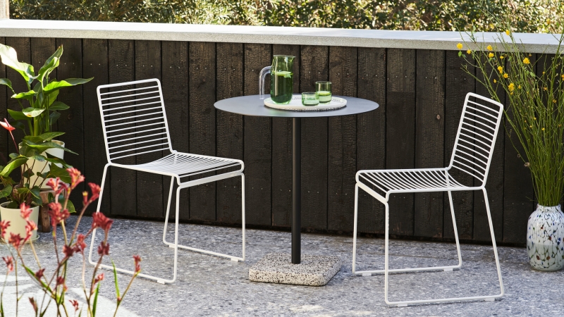 Hee Dining chair designed by Hee Welling for HAY, HAY outdoor dining chair, Hee collection by Hee Welling HAY