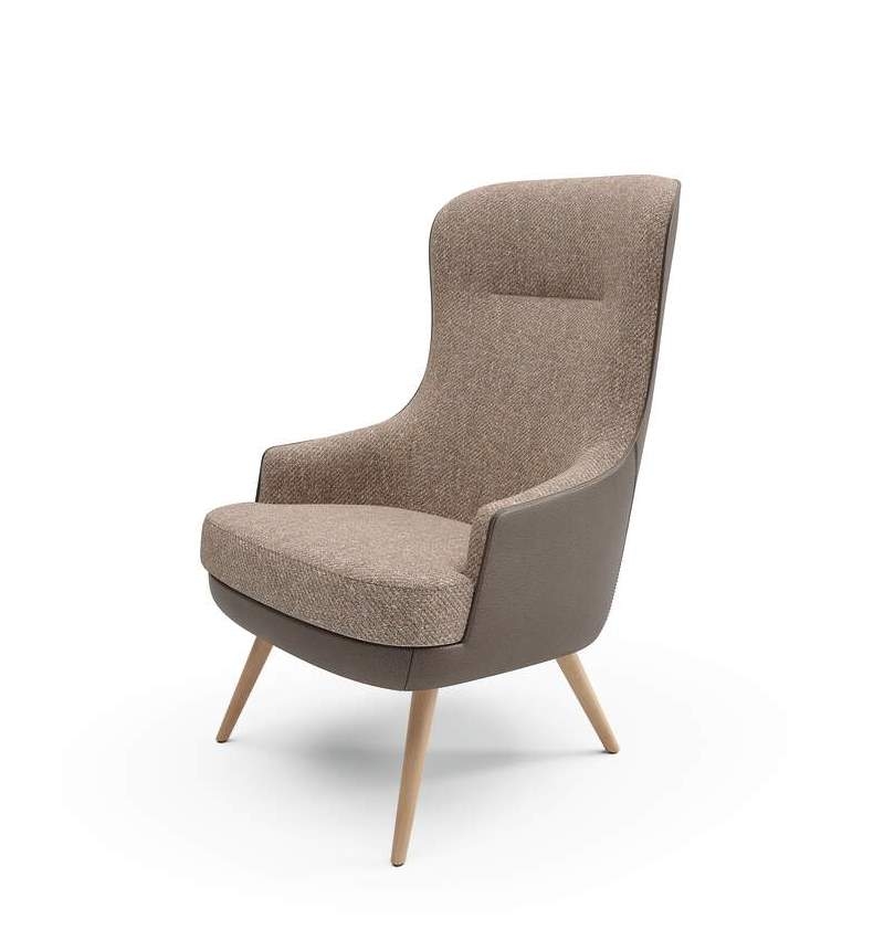 375 Relax chair Walter Knoll, 375 Lounge Chair with high back Walter Knoll