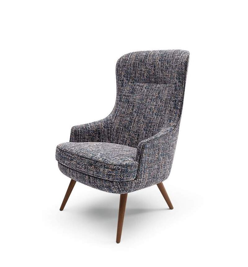 375 Relax chair Walter Knoll, 375 Lounge Chair with high back Walter Knoll