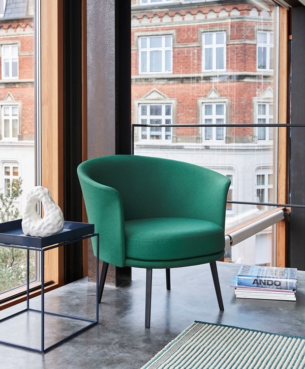 Dorso chair designed by GamFratesi for HAY, HAY Dorso lounge chair, GamFratesi Lounge Chair for HAY