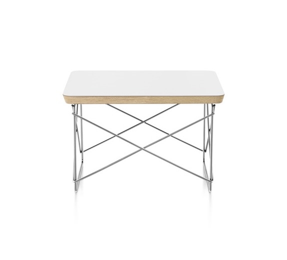 Eames Wire base Low Table Herman Miller, Herman Miller Eames Wire Base Low Table designed by Ray and Charles Eames, Eames Wire Side table