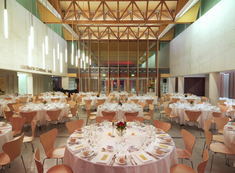 National Portrait Gallery, Series 7 Chair designed by Arne Jacobsen, NPG Canberra, Fritz Hansen Series 7 Dining Chairs