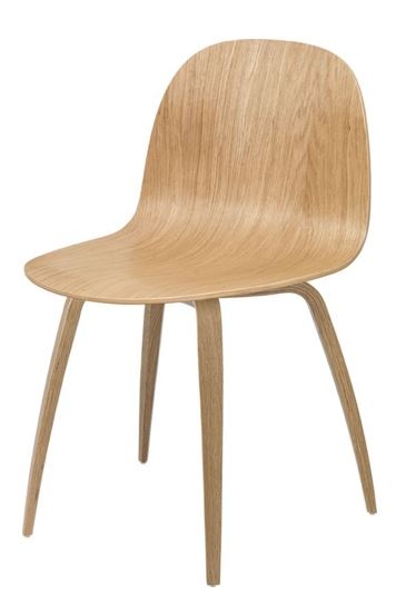 Gubi 2D Dining Chair Oak Oak