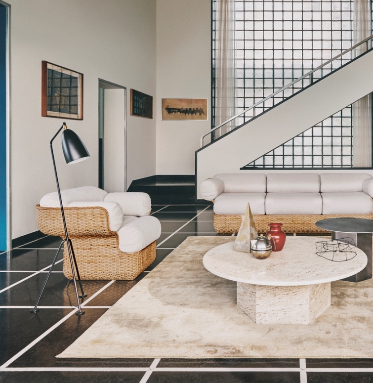 Grashoppa Floor Lamp designed by Greta M Grossman, Gubi Grashoppa Floor Lamp