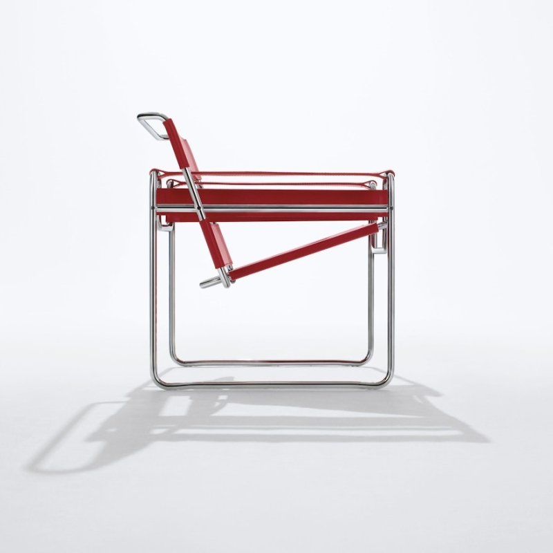 Wassily Lounge Chair designed by Marcel Breuer, Knoll Wassily Chair, Knoll furniture 
