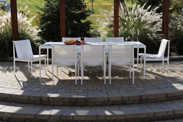 1966 Dining Chair designed by Richard Schultz, Knoll outdoor furniture 
