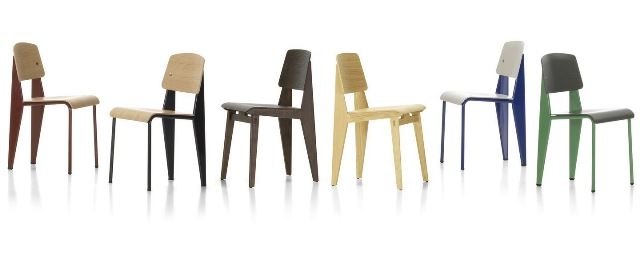 Standard Chair Colletion Standard Chair designed by Jean Prouvé, Vitra Standard Chairs