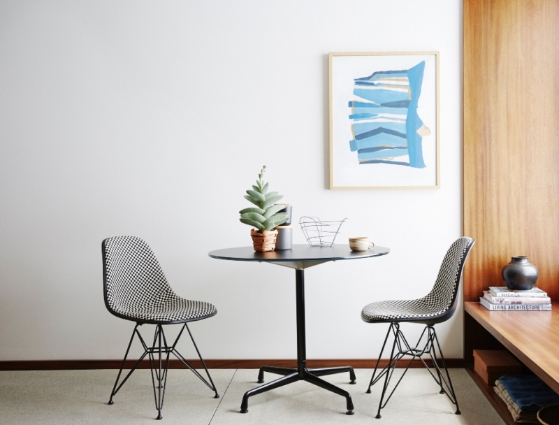 Eames Universal Base Table designed by Charles and Ray Eames, Herman Miller Eames Segmented Base Table, Eames Table
