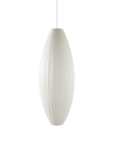 George Nelson Cigar Bubble Lamp, Nelson Bubble Pendant by George Nelson.