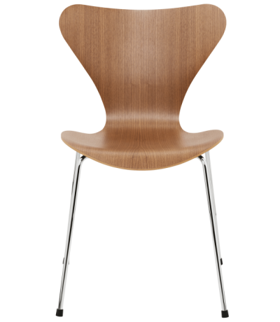 Series 7 designed by Arne Jacobsen fritz hansen, Series 7 Veneer seat 