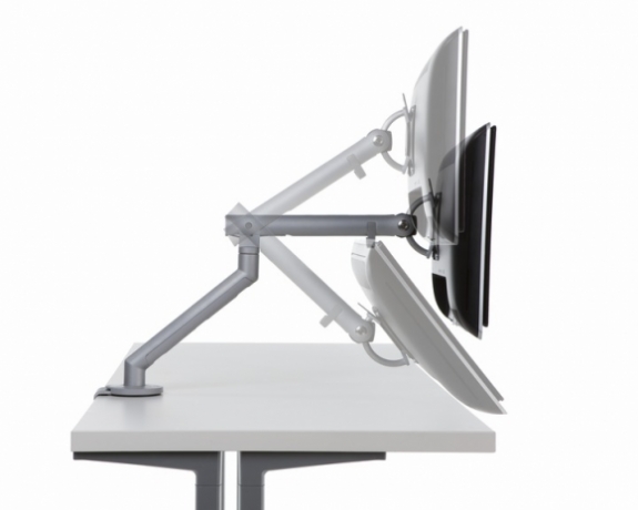 Flo monitor arms, Flo ergonomic monitor support, Herman Miller monitor arms