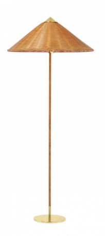 9602 Floor Lamp designed by Paavo Tynell, Paavo Tynell Chinese Hat Floor Lamp, Gubi 9602 Floor Lamp 