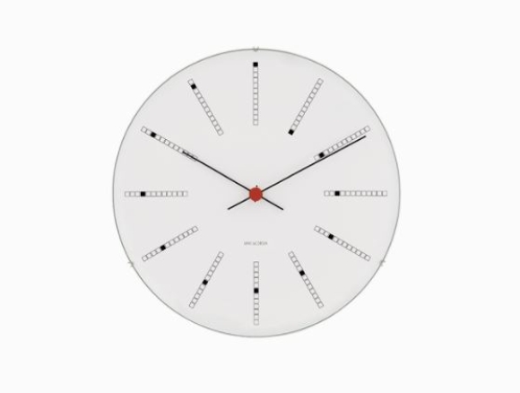 Arne Jacobsen Clock, AJ Wall Clock, Arne Jacobsen Bankers Clock 