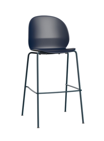 N02 Stool High Dark Blue
