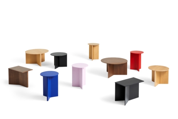 Slit Table Wood by HAY, Slit Side Table by HAY 