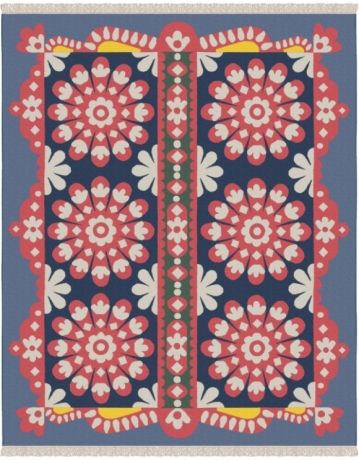 Maharam Rug, Mandala rug by Sonnhild Kestler 