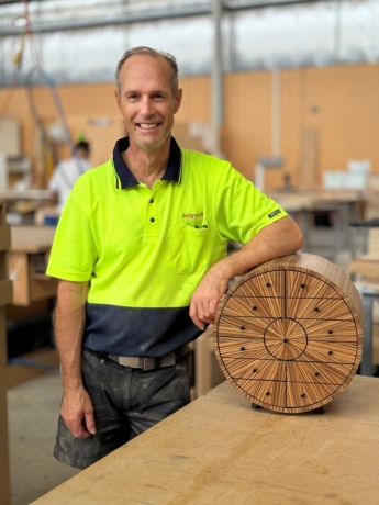 Steve Van Ewyk with Consolidate C storage box