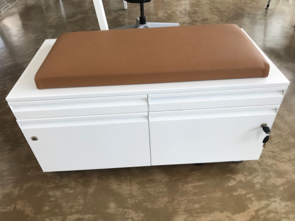 Extended Metal Caddy with large seat pad
