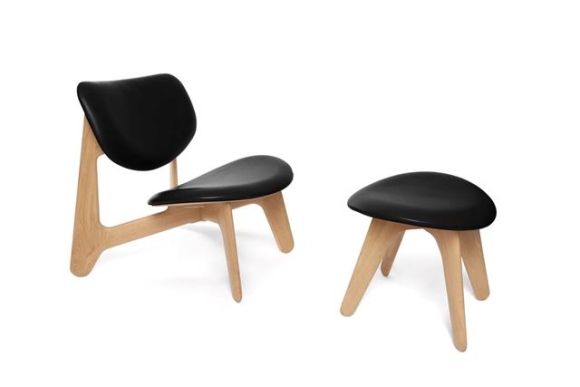 Slab Lounge Chair and Ottoman by Tom Dixon, Tom Dixon Homeware 
