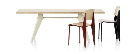 EM Table designed by Jean Prouvé, Vitra EM Table 