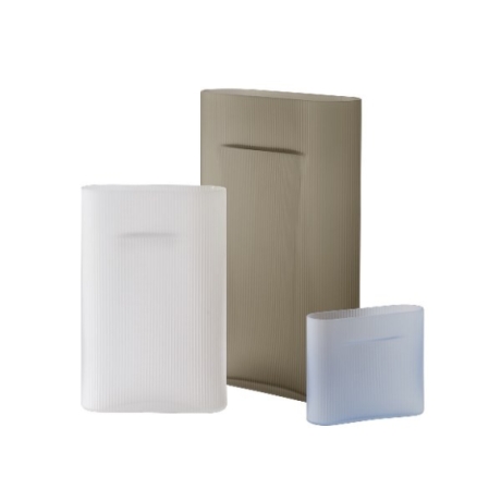 Ridge Vase designed by Kaksikko for Muuto, Muuto sculptural vase