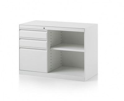 CK8 Open shelf return cabinet by Herman Miller