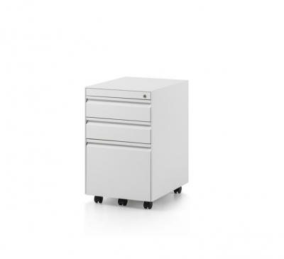 CK8 3 Drawer, regular mobile pedestal by Herman Miller