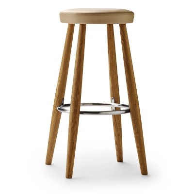 CH56 Stool, CH58 Stool, Ch56 Upholstered Barstool, CH58 Upholstered Barstool, CH56 Stool Designed by Hans J. Wegner, CH58 Stool Designed by Hans J, Wegner 