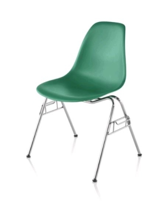 Eames Moulded Stacking Chair, Eames Plastic stacking chair, Eames Plastic Ganging Chair