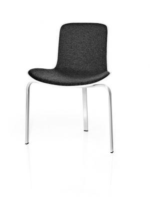 PK8 Chair Designed by Poul Kjærholm, Fritz Hansen 3 legged chair, PK8 Dining Chair Fritz Hansen 