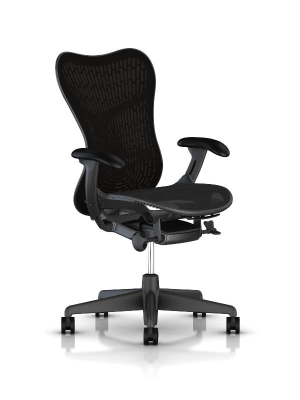 Mirra 2 - Butterfly back, Graphite Mirra 2 task chair by Herman Miller, Mirra 2 chair available at designcraft, Mirra 2 chair designed by Studio 7.5